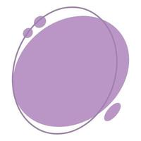 Vector abstract purple spot. Abstract shape of purple color. Background vector element.