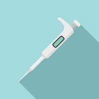 Modern glucometer icon, flat style vector