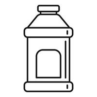 Clean container icon, outline style vector