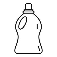 Clean bottle icon, outline style vector