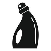 Detergent bottle icon, simple style vector