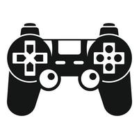 Gamepad control icon, simple style vector