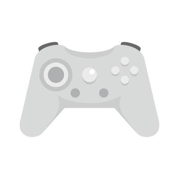 Wireless controller icon, flat style vector