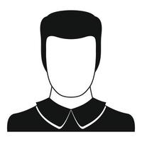 Male avatar icon vector simple