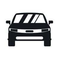 Car icon, simple style vector