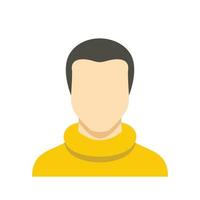 Man avatar icon vector flat