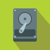 HDD icon in flat style vector