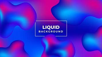 Modern Gradient Liquid Background Design vector