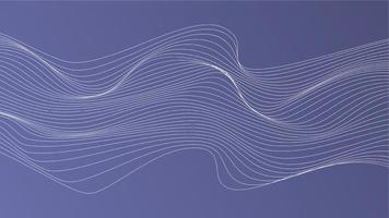 Abstract background with dynamic flowing lines vector