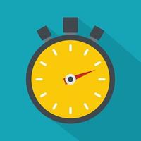 Stopwatch modern icon, flat style vector