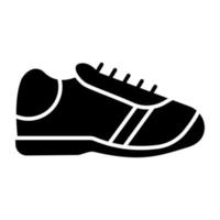 icono de diseño único de zapato vector