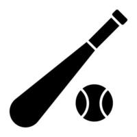 Editable design icon of baseball vector