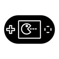 Modern design icon of game console vector