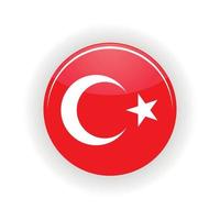 Turkey icon circle vector