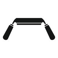 Spokeshave icon, simple style vector