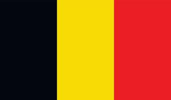 imagen de la bandera de bélgica vector