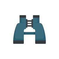 Binoculars icon, flat style vector