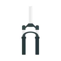 Bicycle fork icon, flat style vector