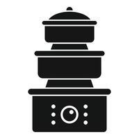 Cooker icon, simple style vector