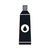 Tube with paint icon vector