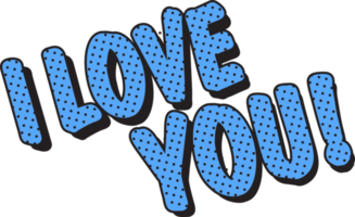 Love You Lettering png