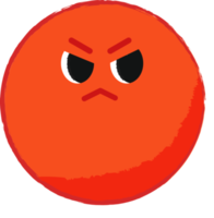 emoticon boos gezicht png