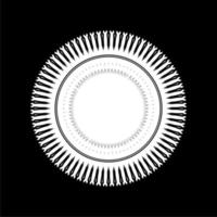 Ornamental Motifs Pattern Circle-Shaped for Decoration, Motifs Pattern, Ornate, Background, Website or Graphic Design Element. Vector Illustration