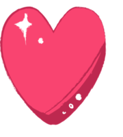 icono de corazón rosa png