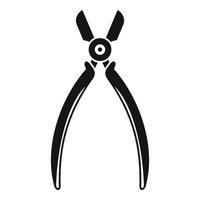 Forceps icon, simple style vector