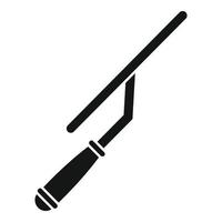 Spatula trowel icon, simple style vector