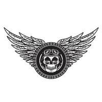 sketsa Skull for your design Vector