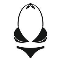 Sea swimsuit icon, simple style vector