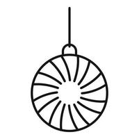 Relaxation pendulum icon, outline style vector