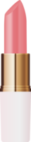 rosa und goldener realistischer lippenstift png