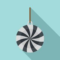 Relaxation pendulum icon, flat style vector