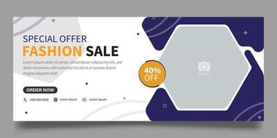 plantilla de banner web vector