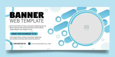 plantilla de banner web vector