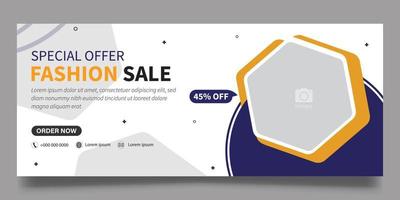 Web banner template vector