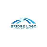 Bridge logo vector icon illustration design template