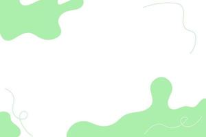 Minimalist background green abstract line vector