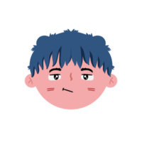 Cute Expression Girl Cartoon png