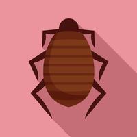 Mite icon, flat style vector