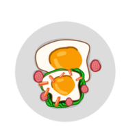 prima colazione Sandwich uovo png