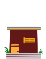 Aesthetic Simple House png