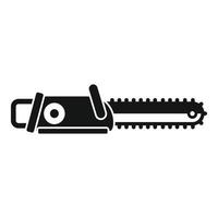 Building chainsaw icon, simple style vector