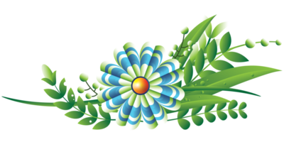 fiore mazzo telaio per decorazione png