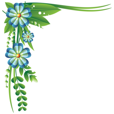 Flower Corner PNGs for Free Download