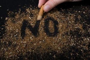 No Tobacco Day poster for say no smoking concept