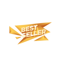 Promotional banner design best seller png