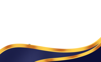 telaio lusso oro design png